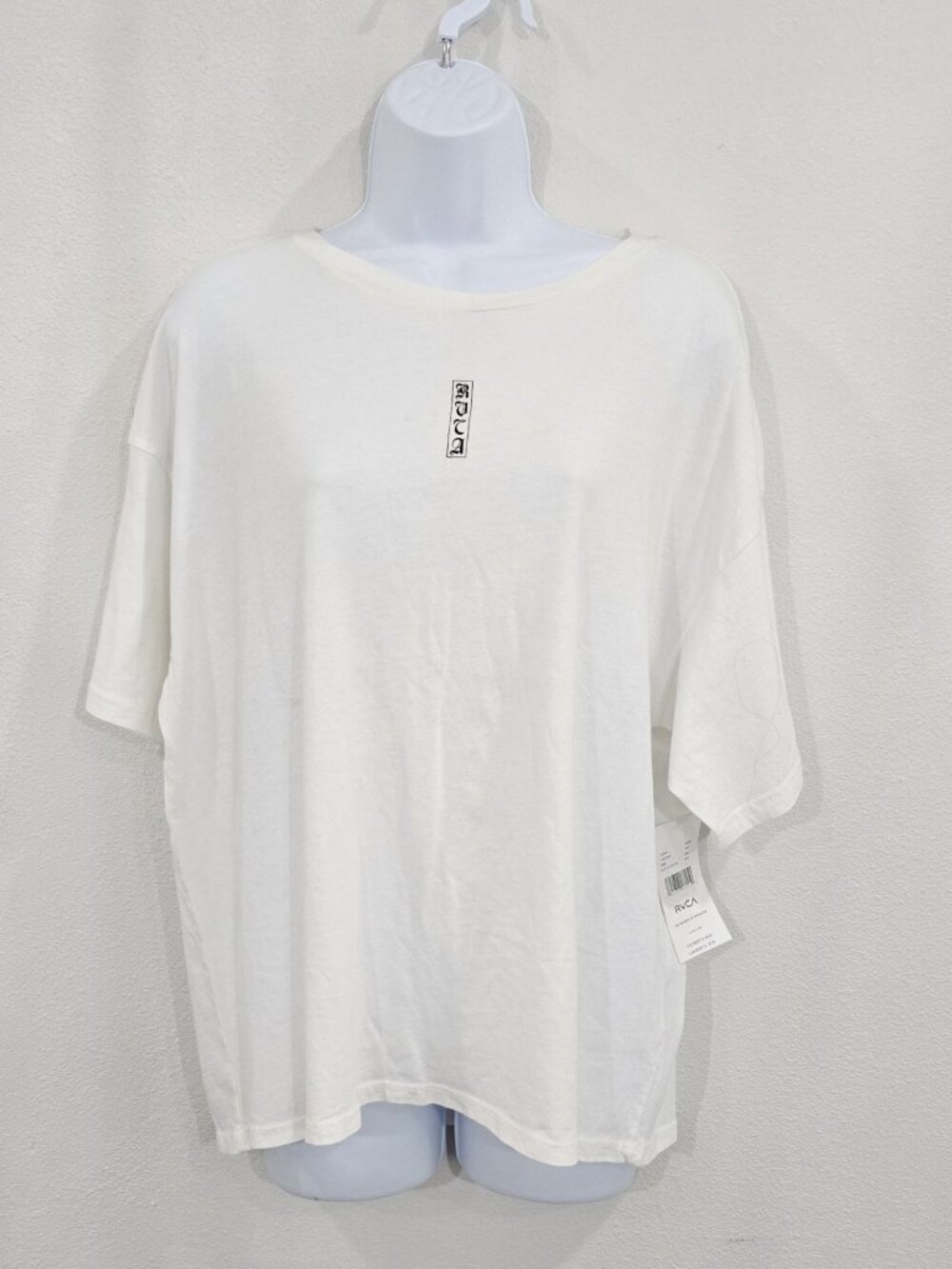 RVCA ✦ Angel Graphic Tee ✦ White Streetwear Art Print Top Casual Style M - Picture 2 of 7